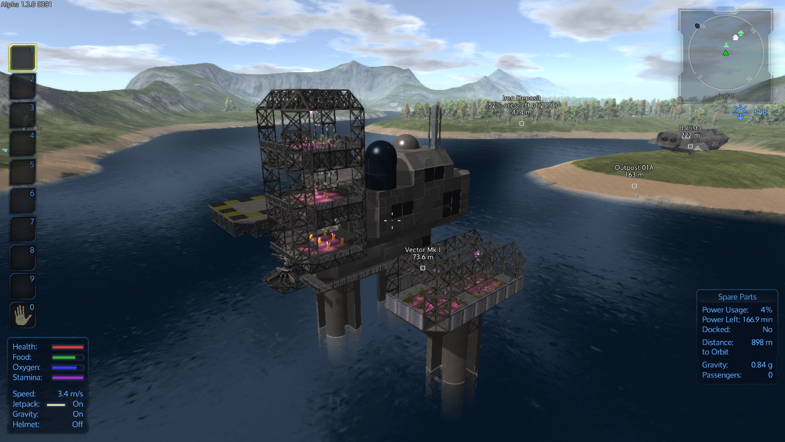 How to build a base in water with Alpha version Empyrion Galactic