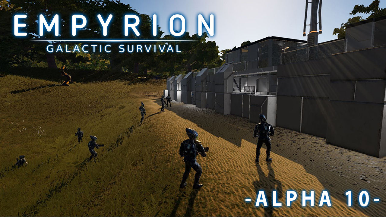 4 Turret Attack Base Defense Empyrion Galactic Survival Space Survival Alpha 10 Gameplay E05 Youtube