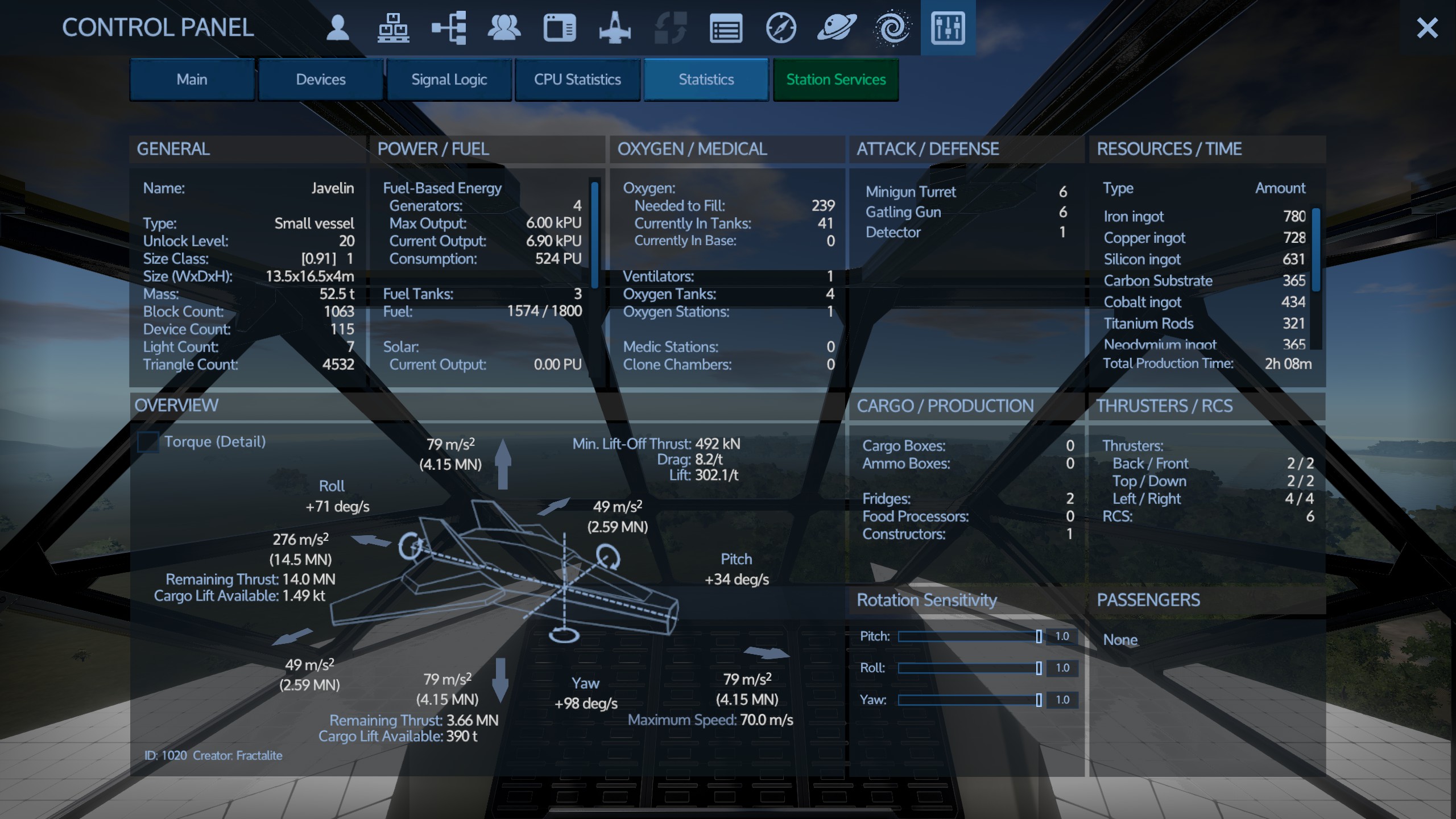 SV Javelin Empyrion Galactic Survival Community Forums